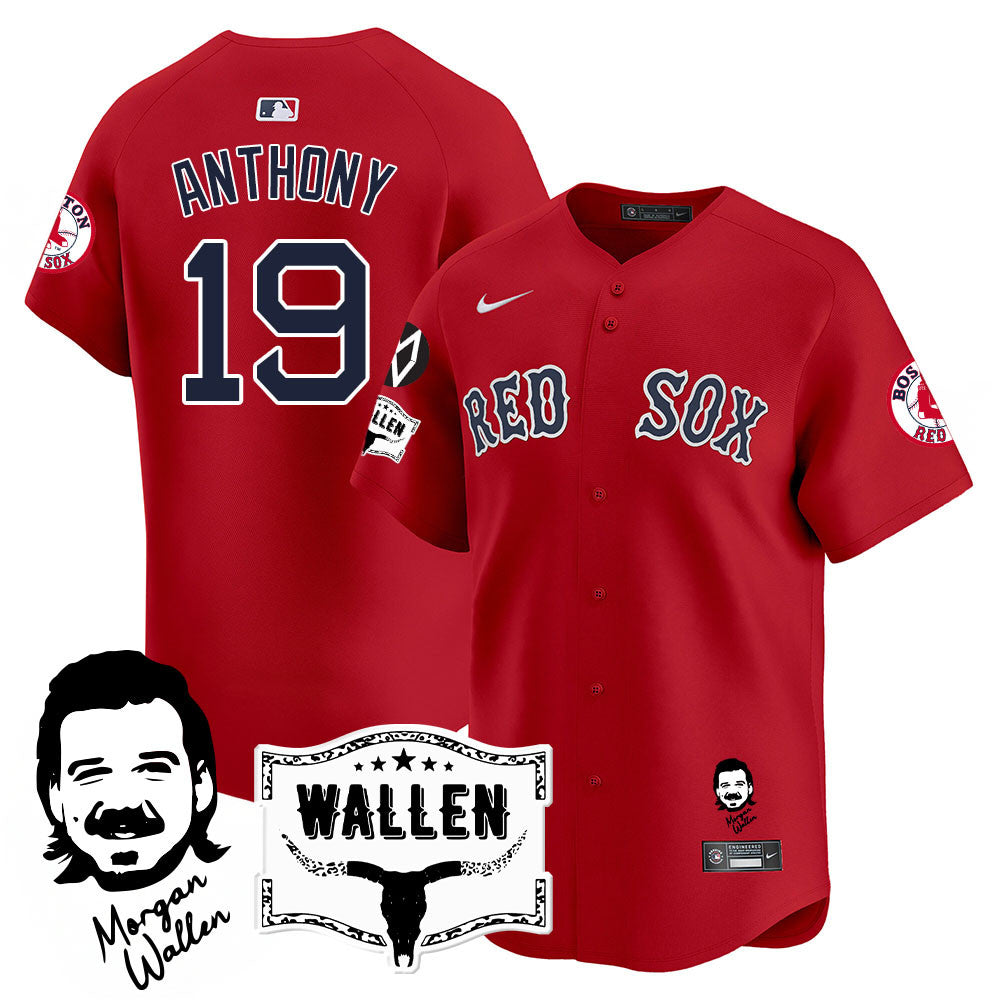 BOS Morgan Wallen 2025 Jersey - All Stitched