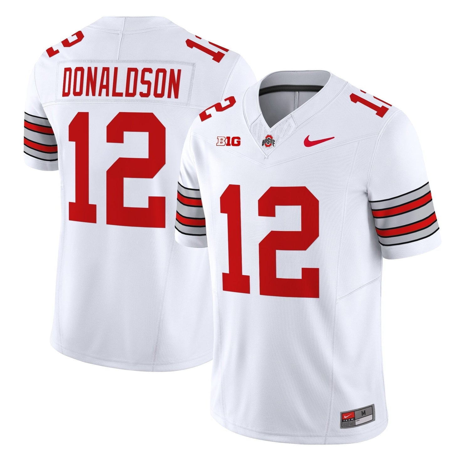 Men's Ohio State Buckeyes 'Heritage Stripe' 2025/26 Vapor Limited Jersey - All Stitched