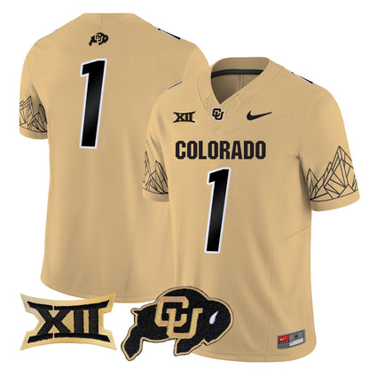 Men's Colorado Buffaloes 2025 Vapor Limited Jersey V2 - All Stitched