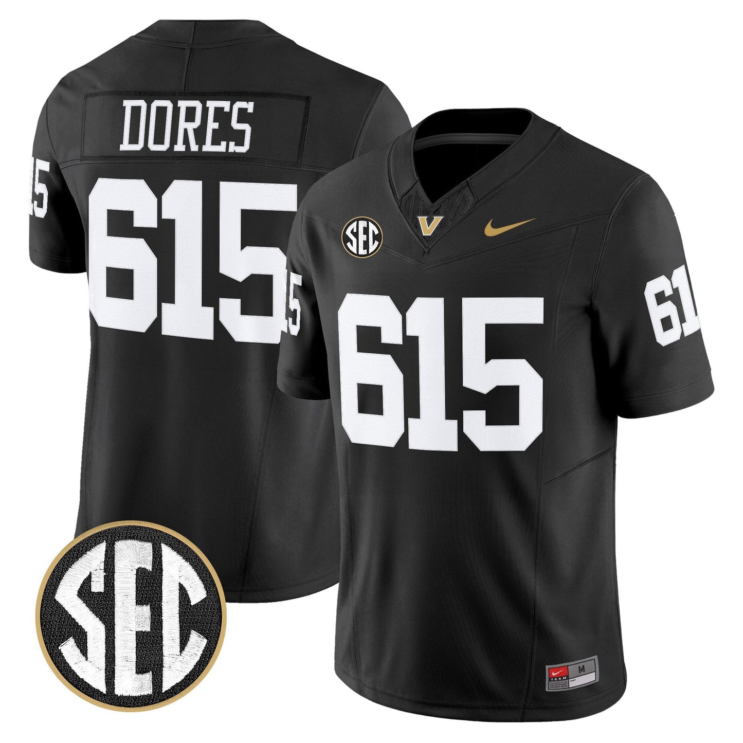 Men's Vanderbilt Commodores 2025 Vapor Limited Jersey - All Stitched