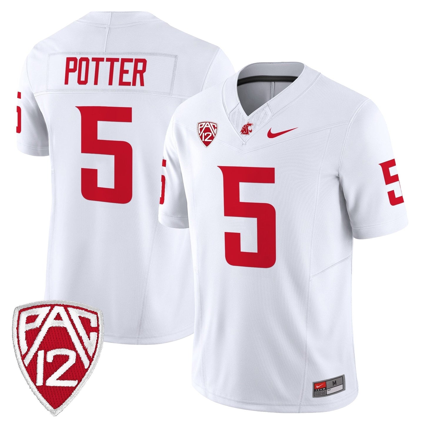 Men's Washington State Cougars 2025 Vapor Limited Jersey - All Stitched