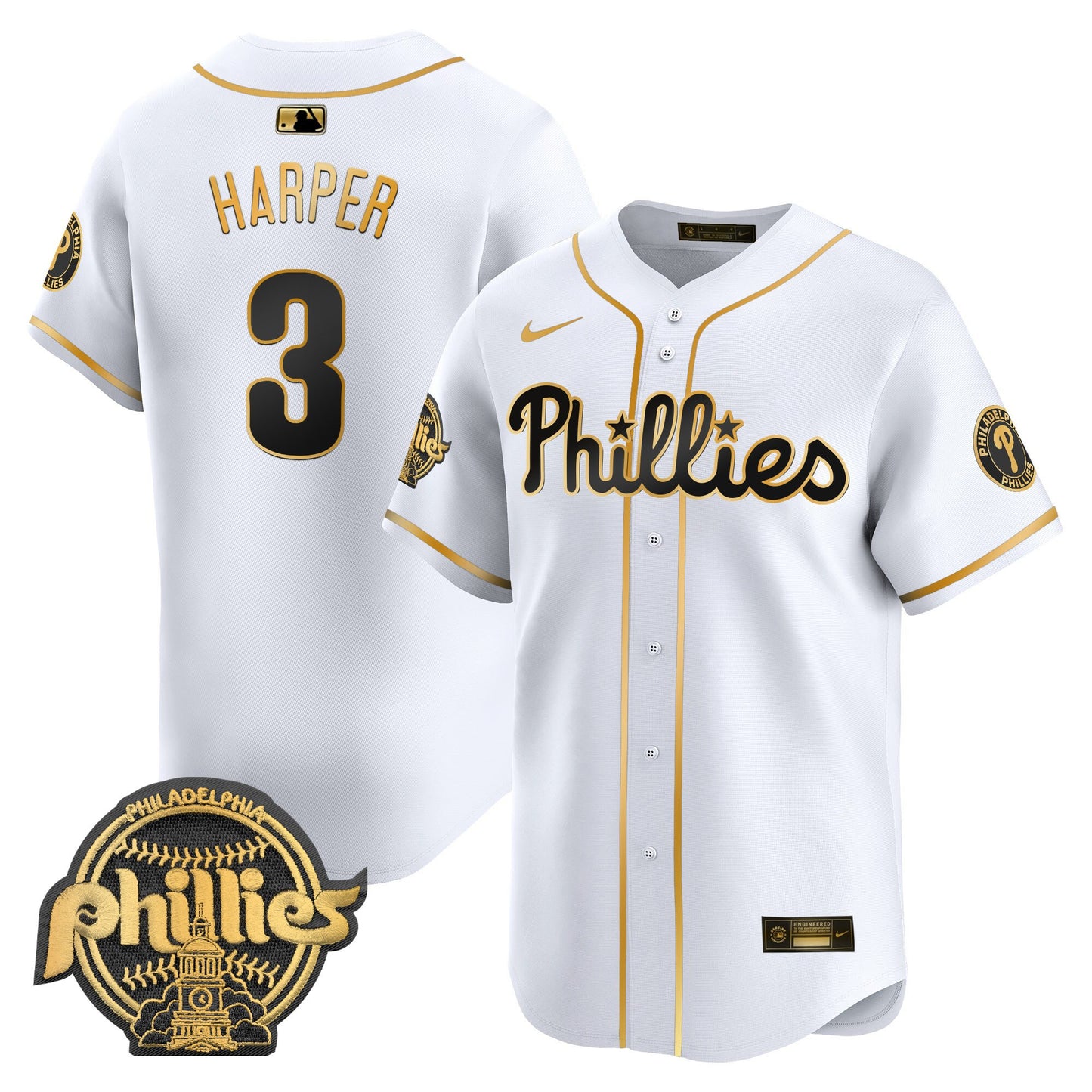 Philadelphia Phillies 2025 Vapor Premier Limited Jersey - All Stitched