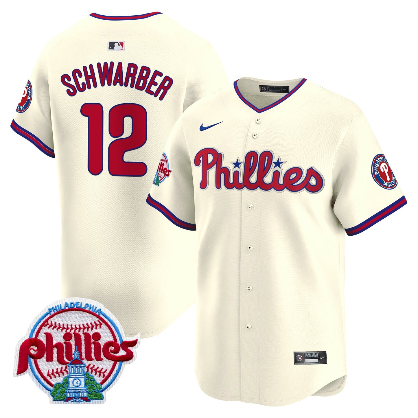 Philadelphia Phillies 2025 Vapor Premier Limited Jersey - All Stitched