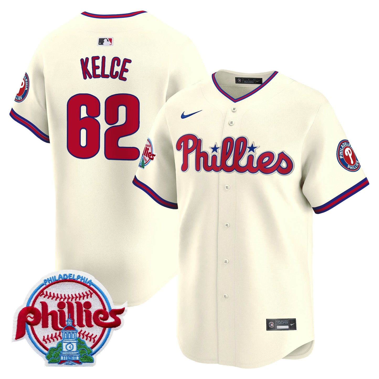Philadelphia Phillies 2025 Vapor Premier Limited Jersey - All Stitched