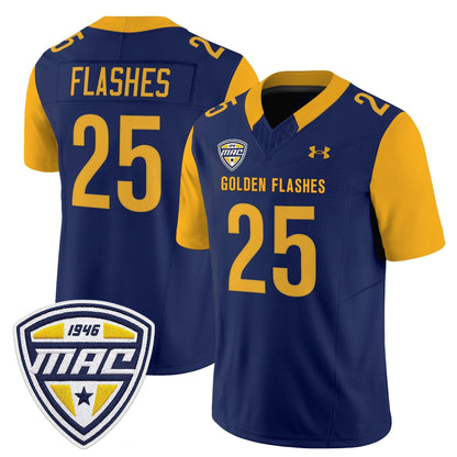 Men's Kent State Golden Flashes 2025 Vapor Limited Jersey - All Stitched