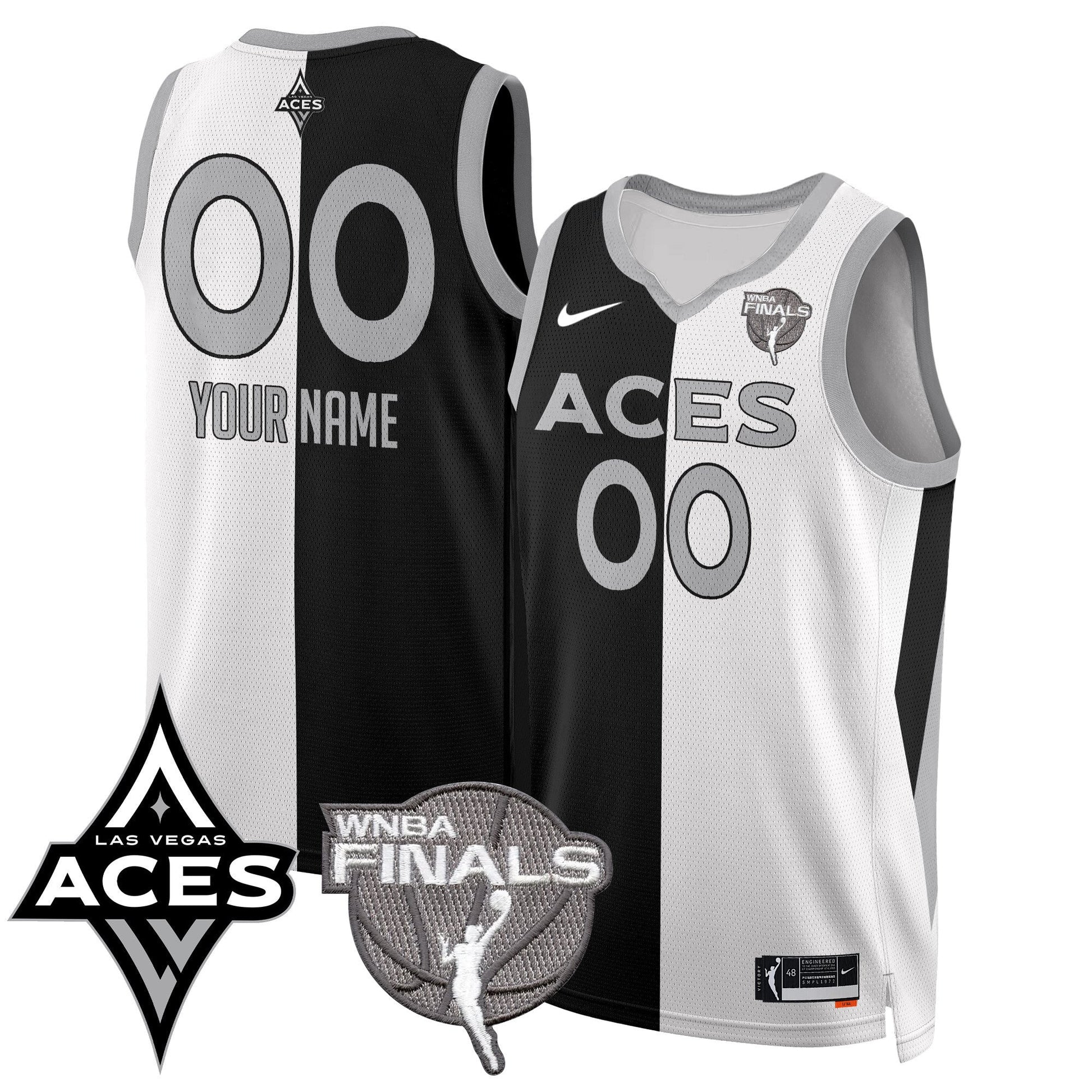 Las Vegas Aces 2025 WNBA Finals Jersey - All Stitched