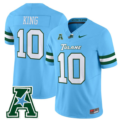 Men's Tulane Green Wave 2025 Vapor Limited Jersey - All Stitched