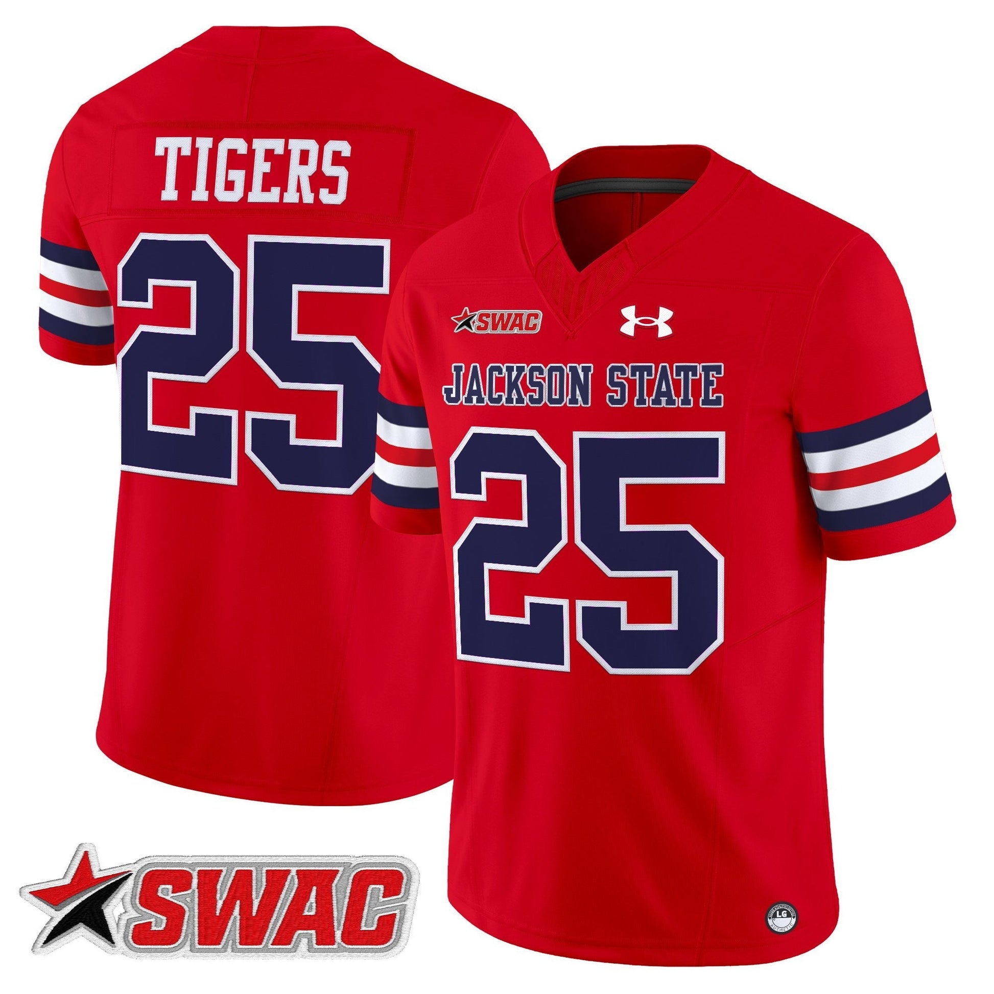 Men's Jackson State Tigers 2025 Vapor Limited Jersey - All Stitched