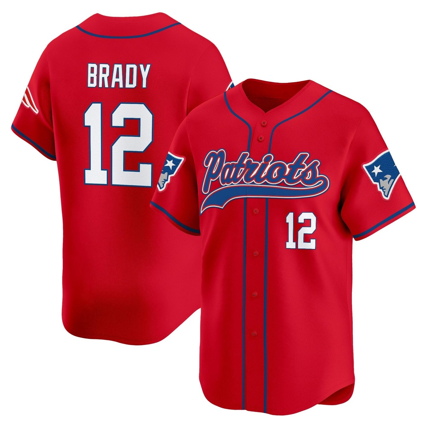 Men's New England Patriots 2025 Vapor Baseball Jersey - All Stitched