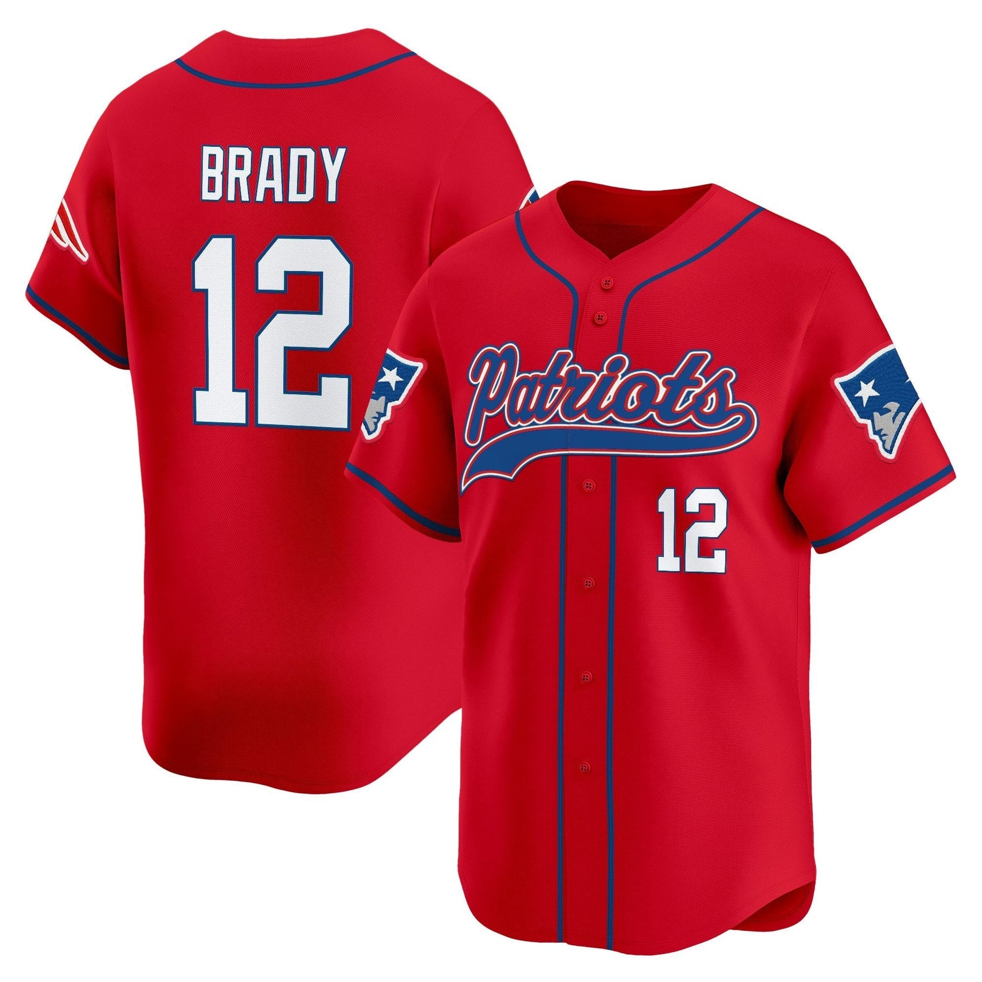 Men's New England Patriots 2025 Vapor Baseball Jersey - All Stitched