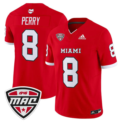 Men's Miami (OH) RedHawks 2025 Vapor Limited Jersey - All Stitched