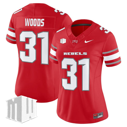 Women's UNLV Rebels 2025 Vapor Limited Jersey - All Stitched