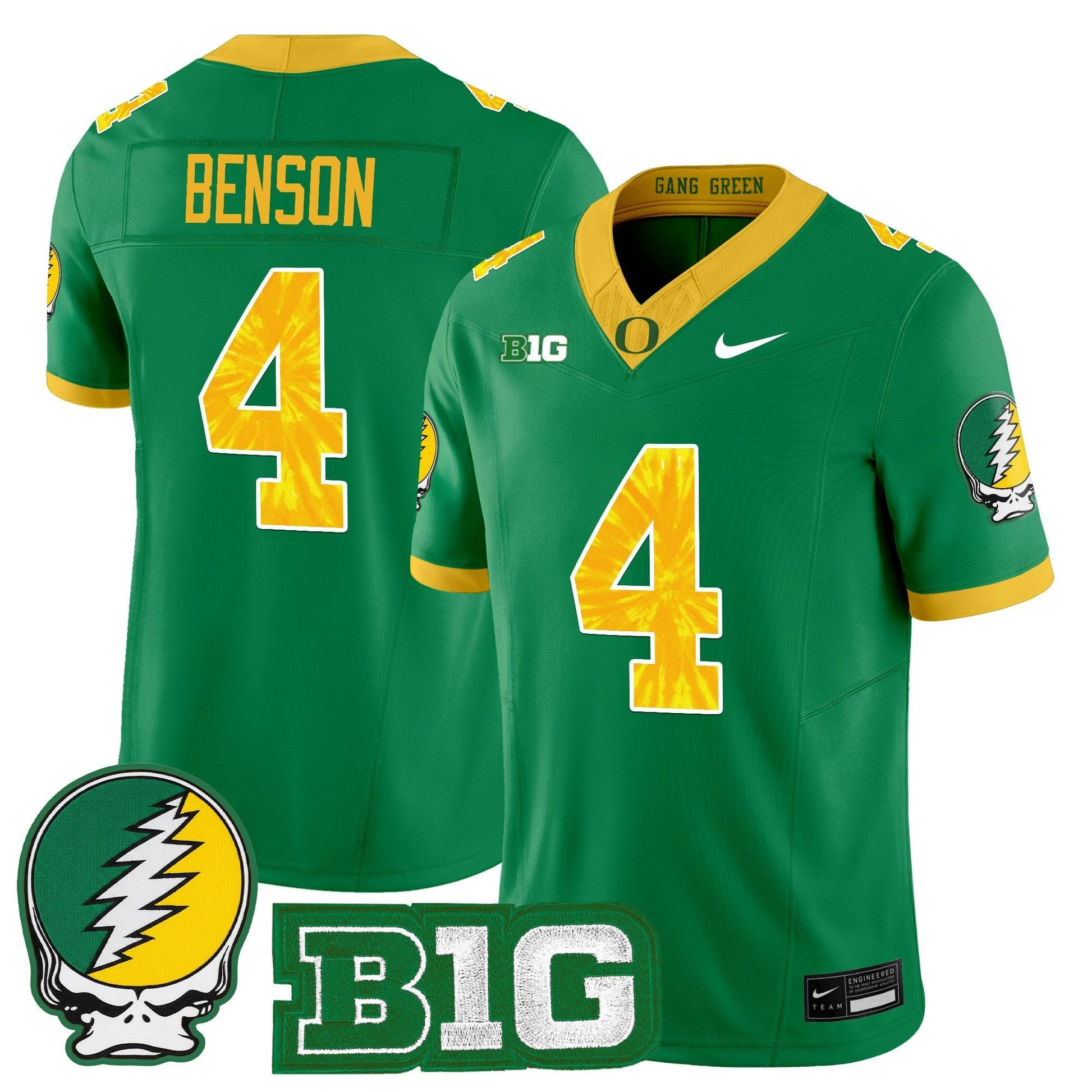 Men's Oregon Ducks 2025 "Grateful Ducks" Vapor Limited Jersey - All Stitched