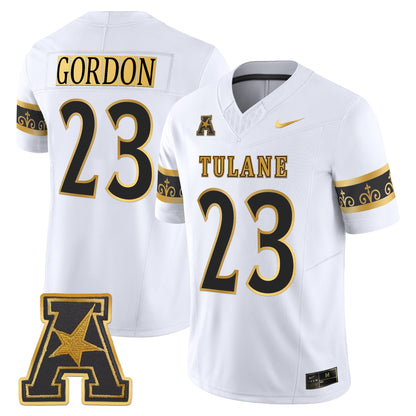 Men's Tulane Green Wave 2025 'City Edition' Gold Vapor Limited Jersey - All Stitched
