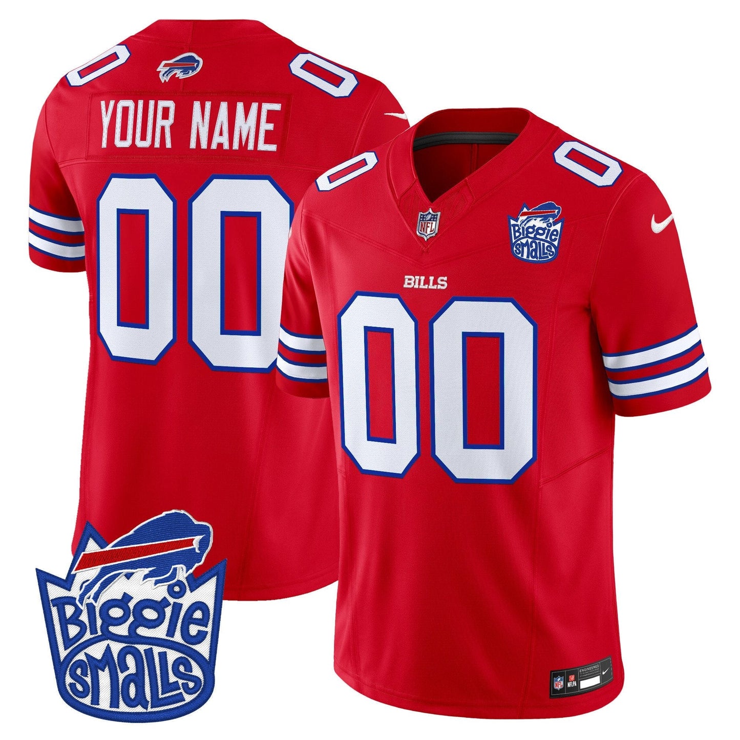 Biggie Smalls × Buffalo Bills Vapor Limited Custom Jersey - All stitched