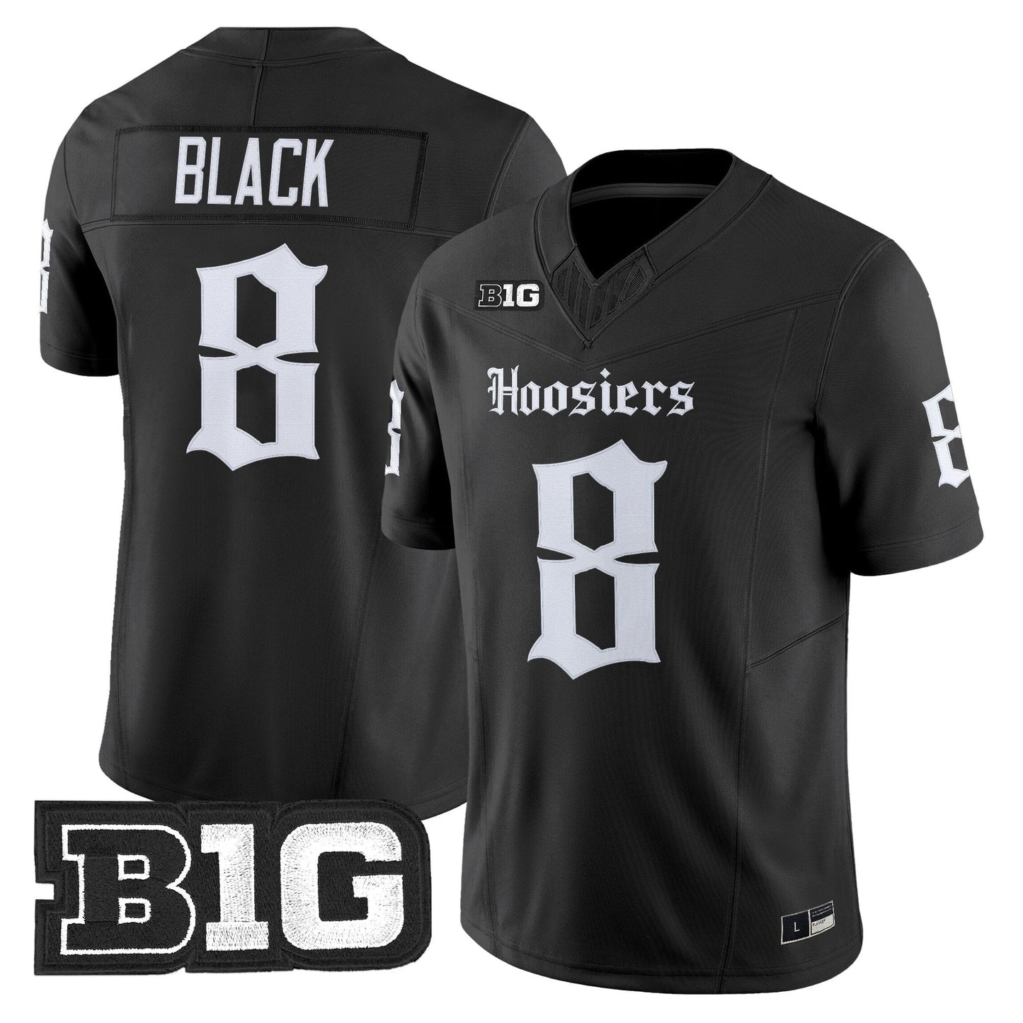 Men's Indiana Hoosiers 'Gothic Edition' Vapor Limited Jersey - All Stitched