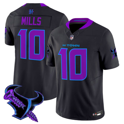 Men's Houston Texans 2025 DJ Screw Vapor Limited Jersey - All Stitched