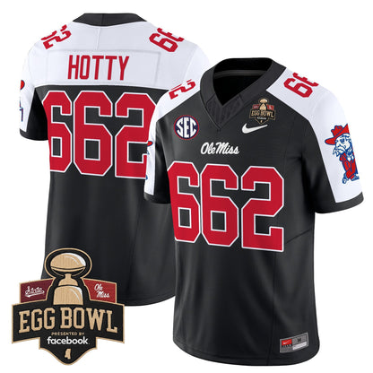 Men's Ole Miss Rebels 2025 Egg Bowl Vapor Limited Jersey - All Stitched