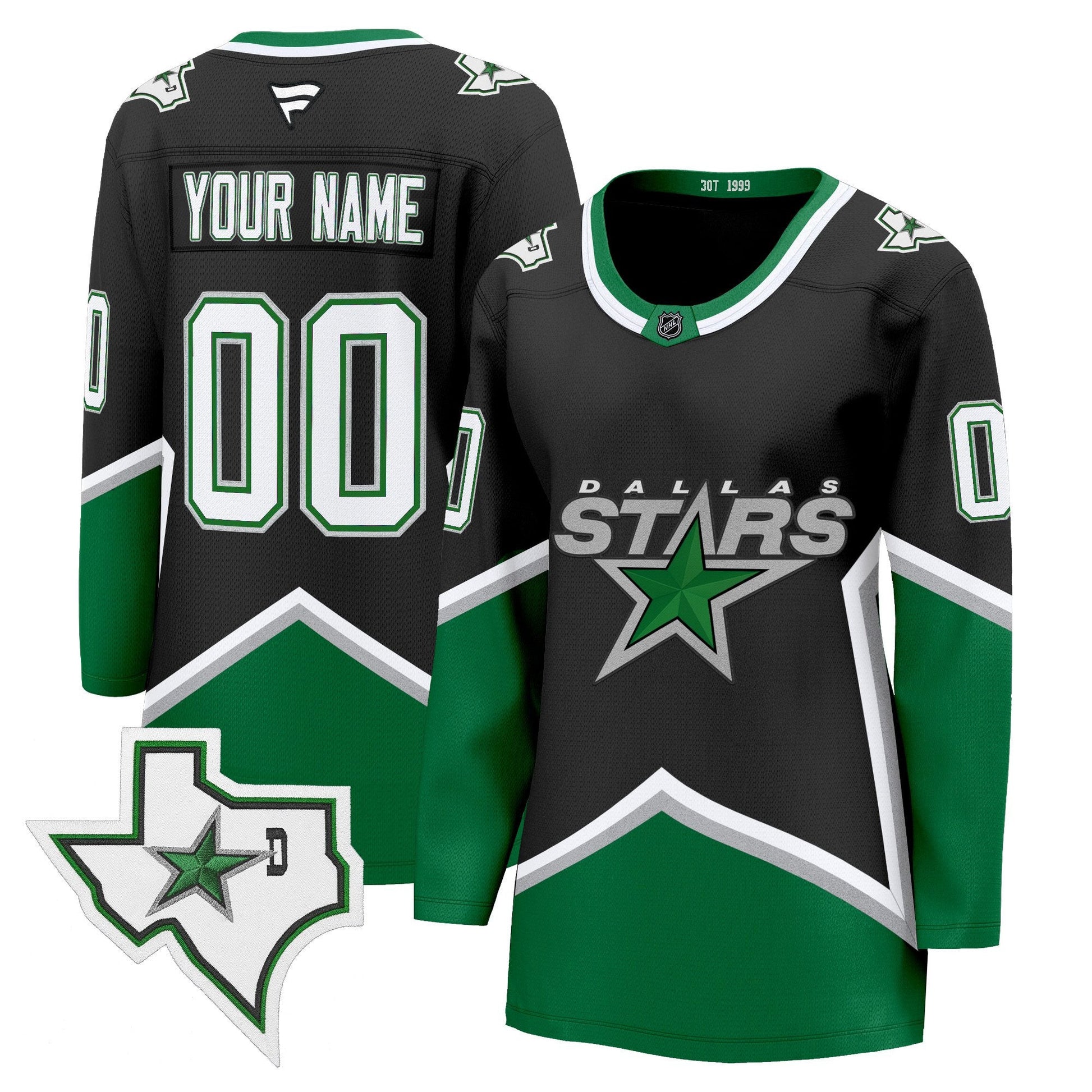 Dallas Stars '99 Throwback Premium Custom Jersey - All Stitched