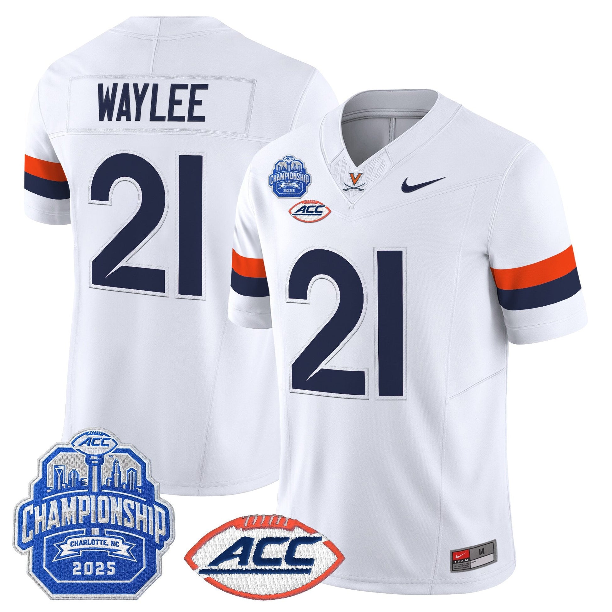 Men's Virginia Cavaliers 2025 ACC Championship Vapor Limited Jersey - All Stitched