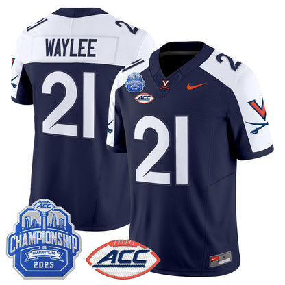 Men's Virginia Cavaliers 2025 ACC Championship Vapor Limited Jersey - All Stitched