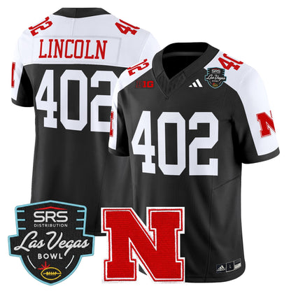 Men's Nebraska Cornhuskers 2025 Las Vegas Bowl Vapor Limited Jersey - All Stitched
