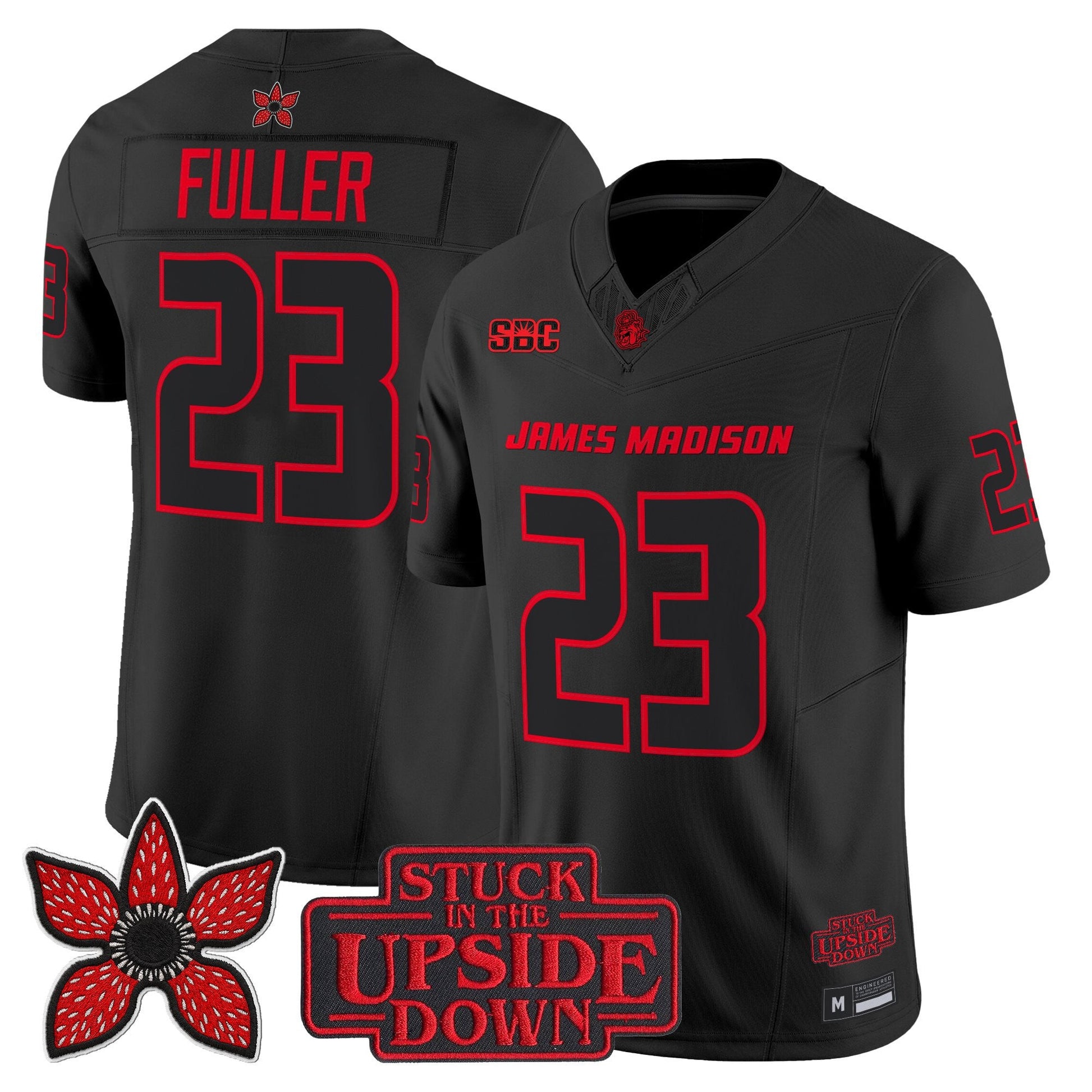 James Madison Dukes 'Stranger Things Edition' Vapor Limited Jersey - All Stitched