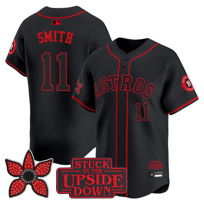 Houston Astros 'Stranger Things Edition' Vapor Premier Limited Jersey - All Stitched