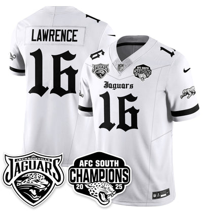 Jacksonville Jaguars Gothic AFC South Division Champions Vapor Limited Jersey - All Stitched