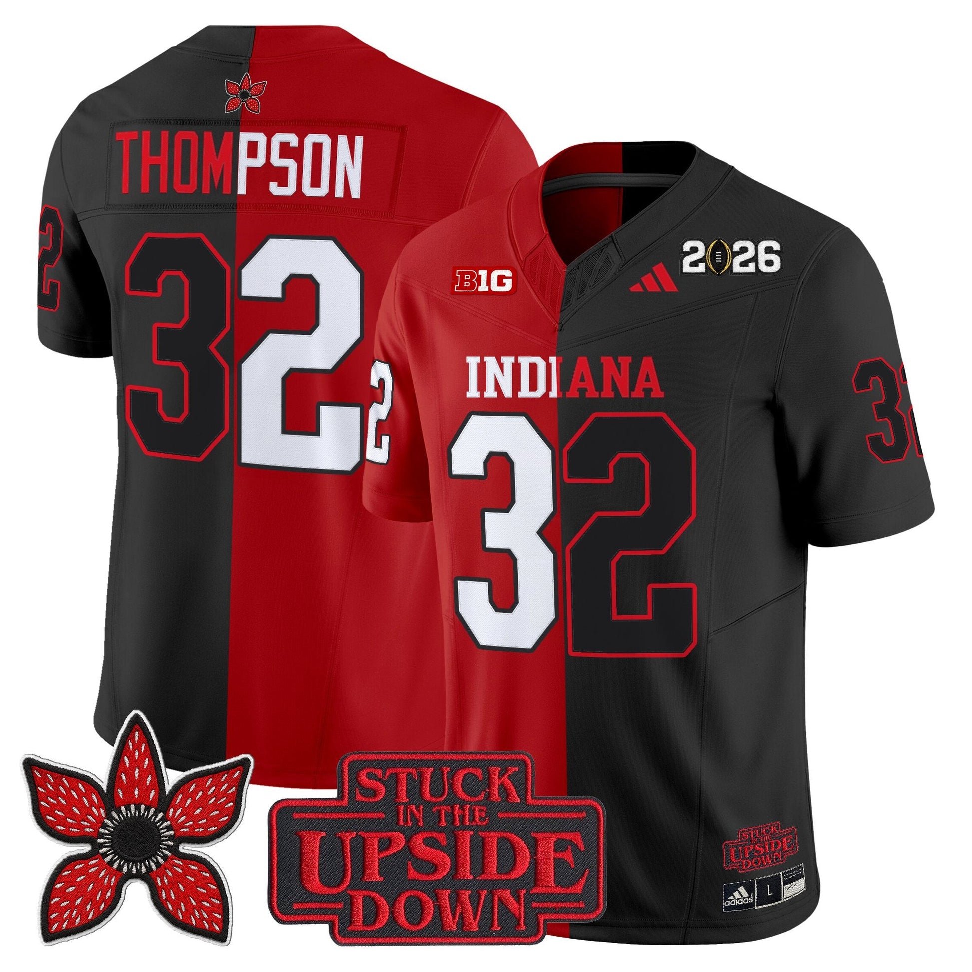 Indiana Hoosiers 'Upside Down Edition' Vapor Limited Jersey - All Stitched