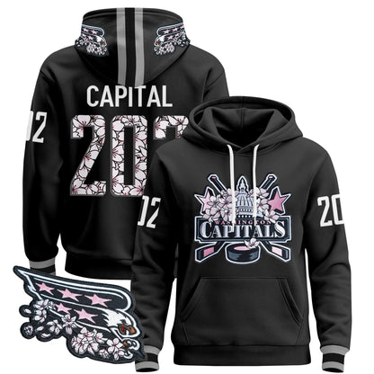 Washington Capitals 2026 Cherry Blossom Pullover Hoodie - All Stitched