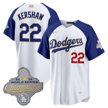 Men's Los Angeles Dodgers "Gold Collection" Premier Limited Jersey - All Stitched