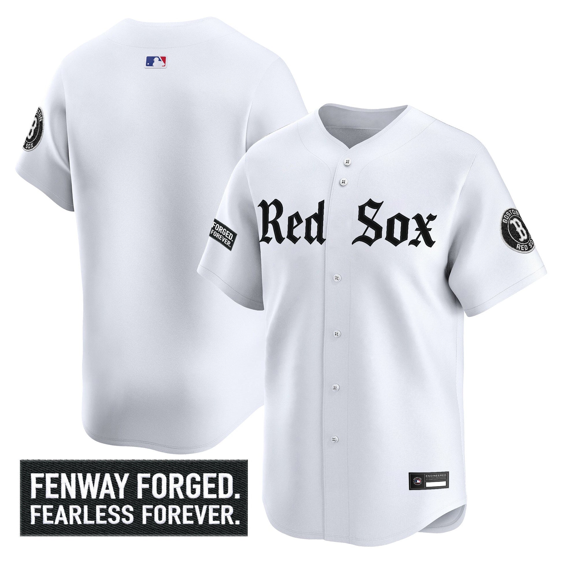 Men's Boston Red Sox 'Gothic Edition' Vapor Premier Limited Jersey - All Stitched