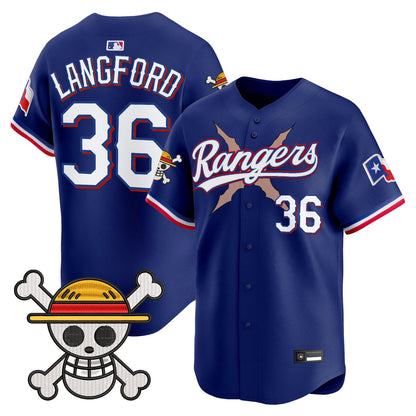 Texas Rangers x OP Vapor Premier Limited Jersey - Stitched