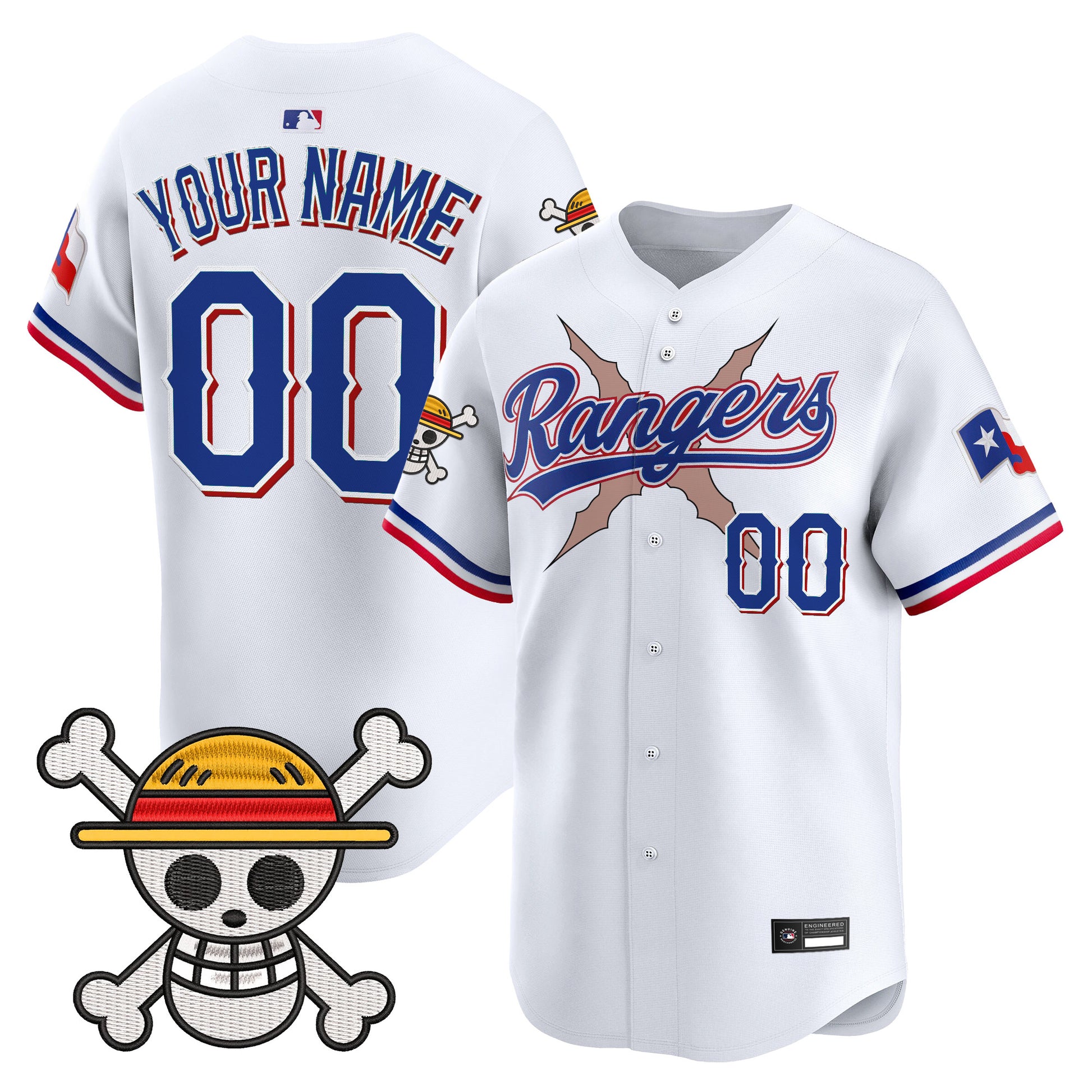 Texas Rangers x OP Vapor Premier Limited Custom Jersey - Stitched