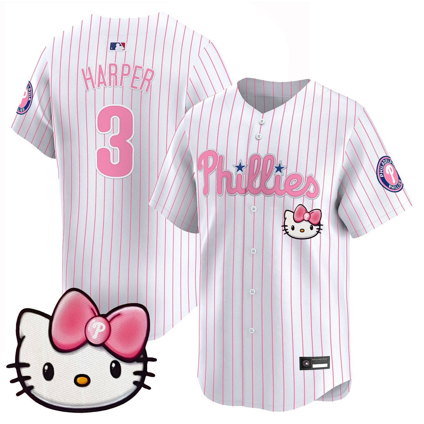 Philadelphia Phillies Hello Kitty Vapor Premier Limited Jersey – All Stitched