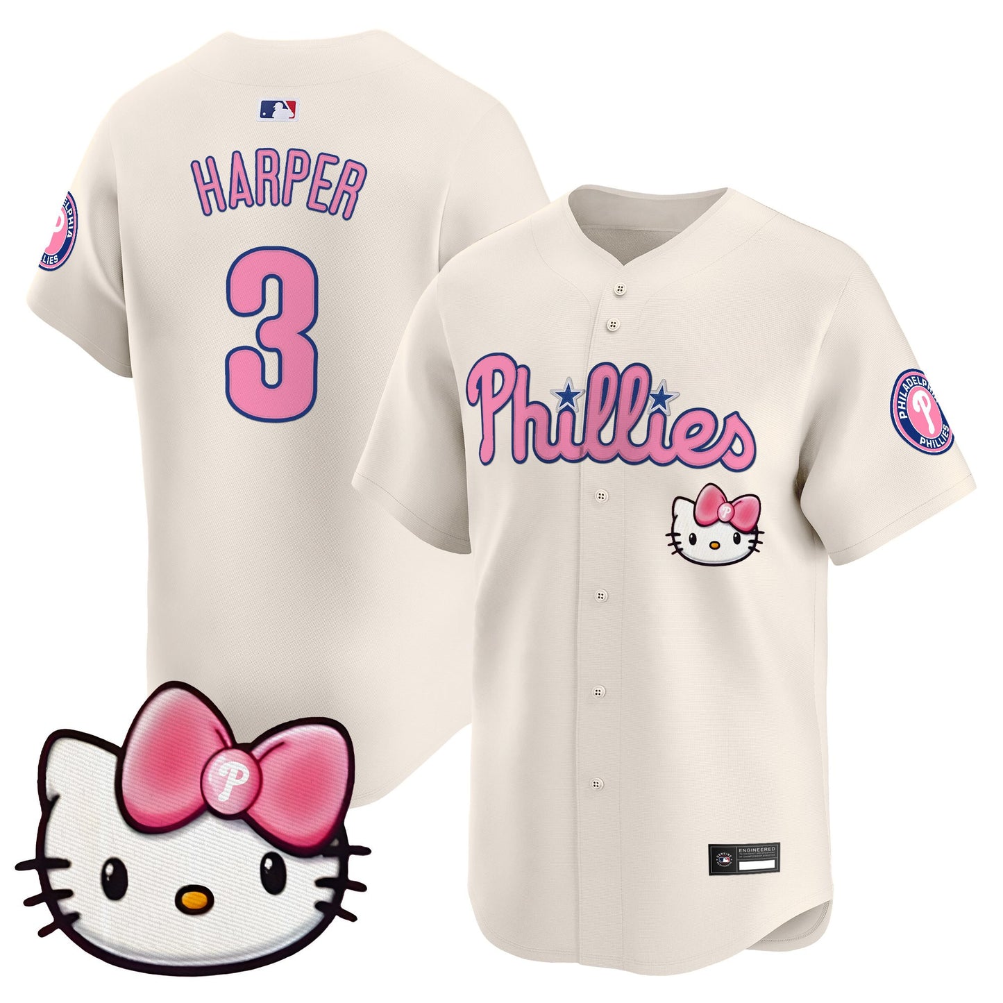 Philadelphia Phillies Hello Kitty Vapor Premier Limited Jersey – All Stitched