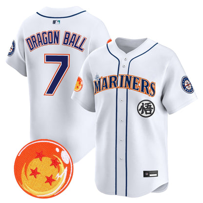 Seattle Mariners x Dragon Ball Vapor Premier Limited Jersey - All Stitched