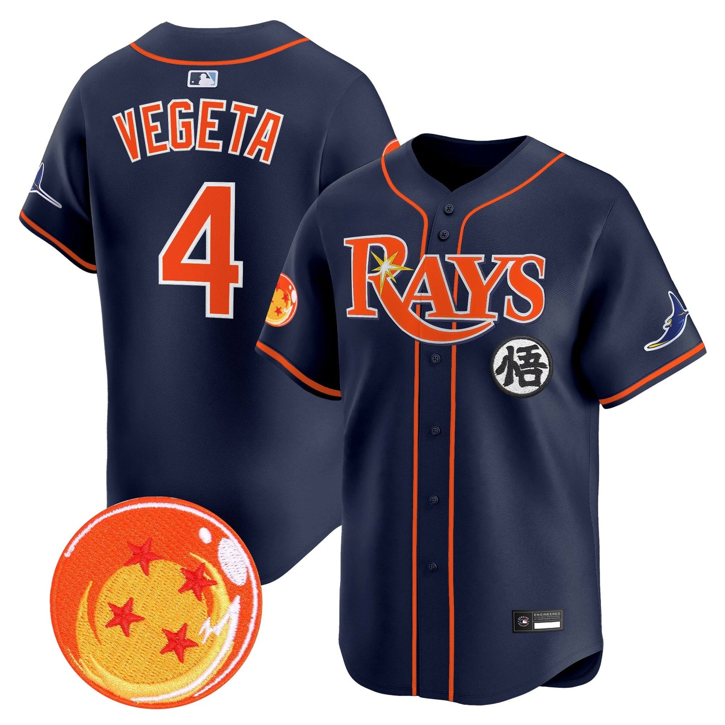 Tampa Bay Rays x DB Vapor Premier Limited Jersey - All Stitched