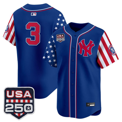 Yankees "America250 Edition" Vapor Premier Limited Jersey V2 - All Stitched