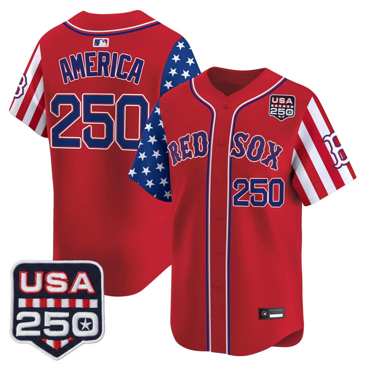 Boston Red Sox "America 250 Edition" Vapor Premier Limited Jersey - All Stitched