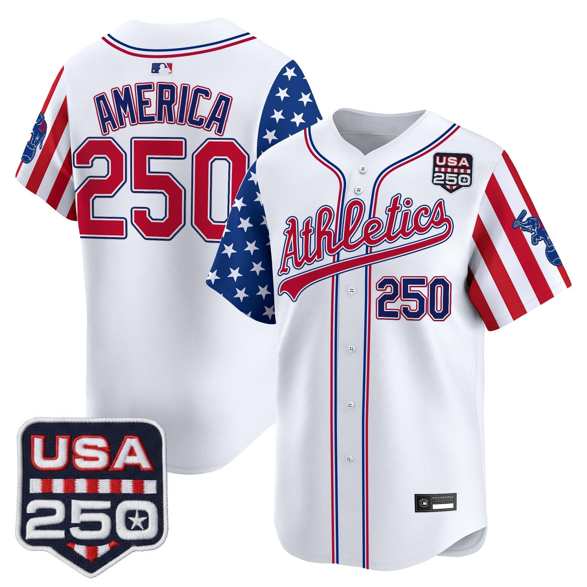 Athletics "America 250 Edition" Vapor Premier Limited Jersey - All Stitched