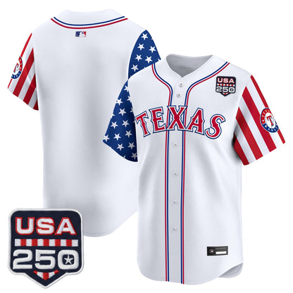 Texas Rangers "America 250 Edition" Vapor Premier Limited Jersey - All Stitched