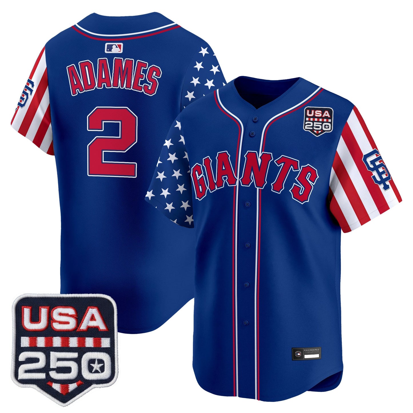 San Francisco Giants "America 250 Edition" Vapor Premier Limited Jersey - All Stitched