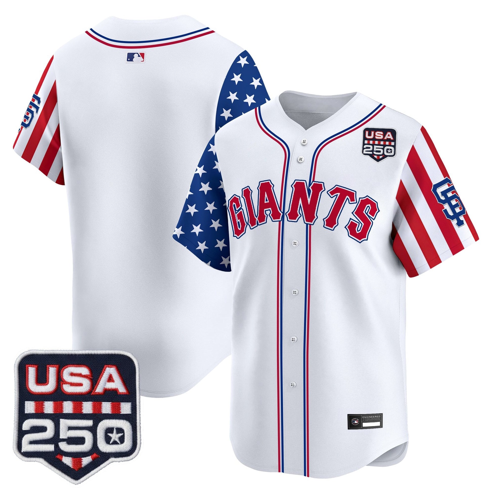 San Francisco Giants "America 250 Edition" Vapor Premier Limited Jersey - All Stitched