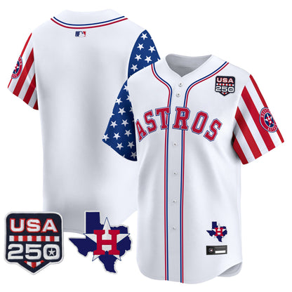Houston Astros "America 250 Edition" Vapor Premier Limited Jersey - All Stitched