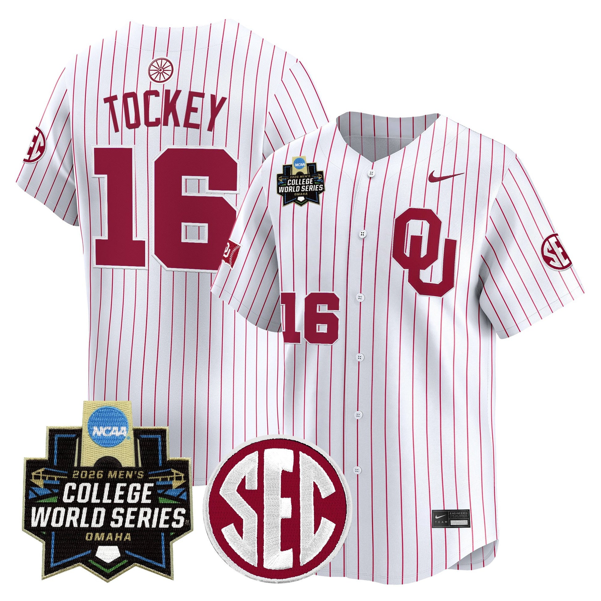 Oklahoma Sooners 2026 World Series Vapor Premier Limited Jersey - All Stitched