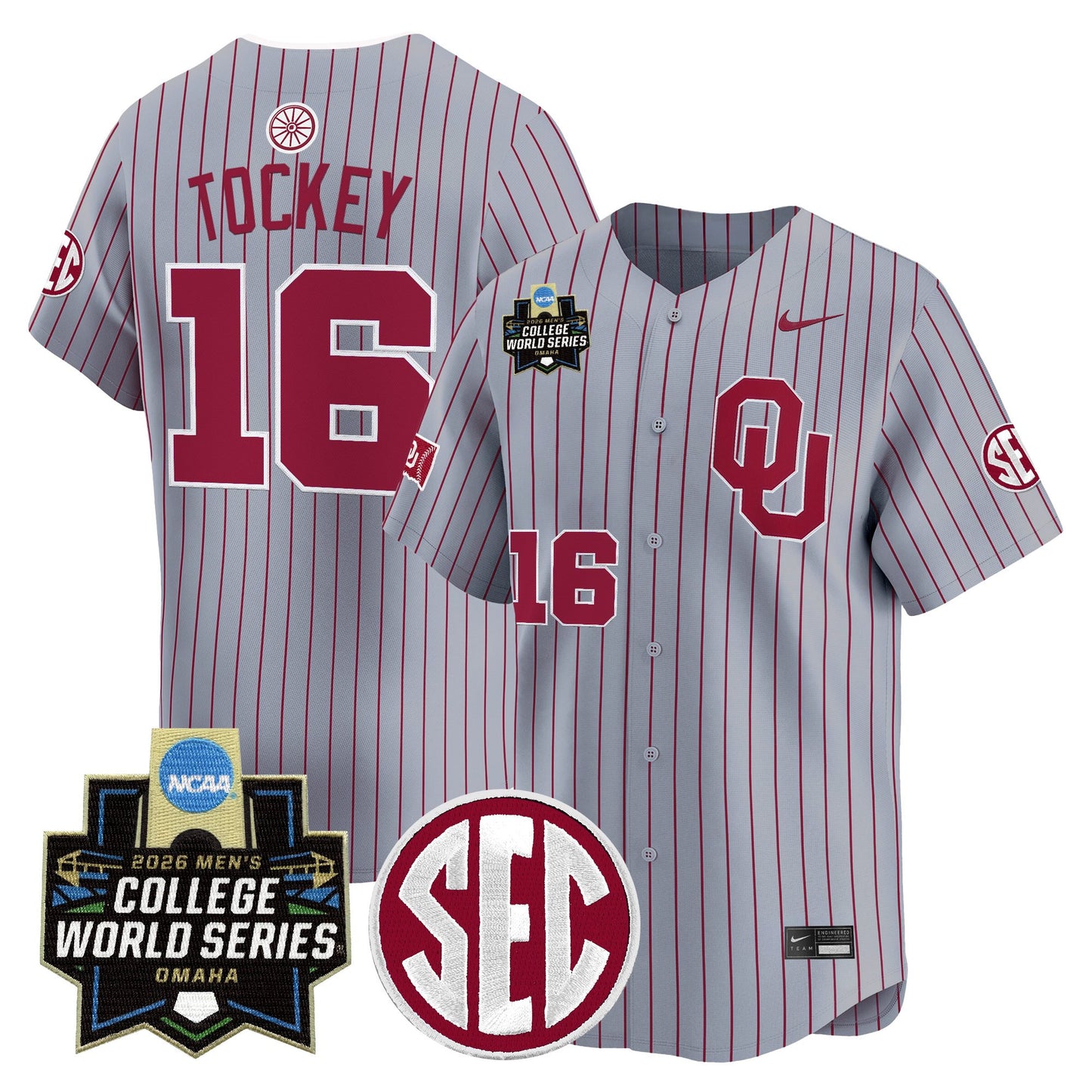 Oklahoma Sooners 2026 World Series Vapor Premier Limited Jersey - All Stitched