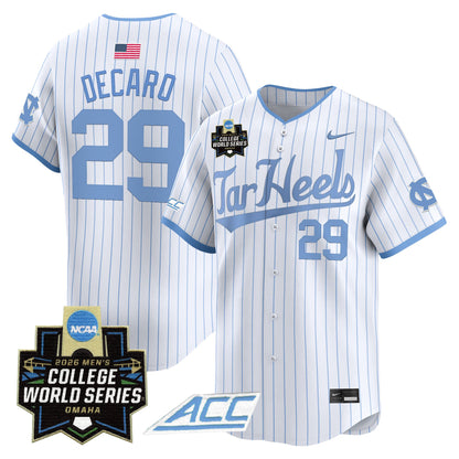 North Carolina Tar Heels 2026 World Series Vapor Premier Limited Jersey - All Stitched
