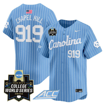 North Carolina Tar Heels 2026 World Series Vapor Premier Limited Jersey - All Stitched